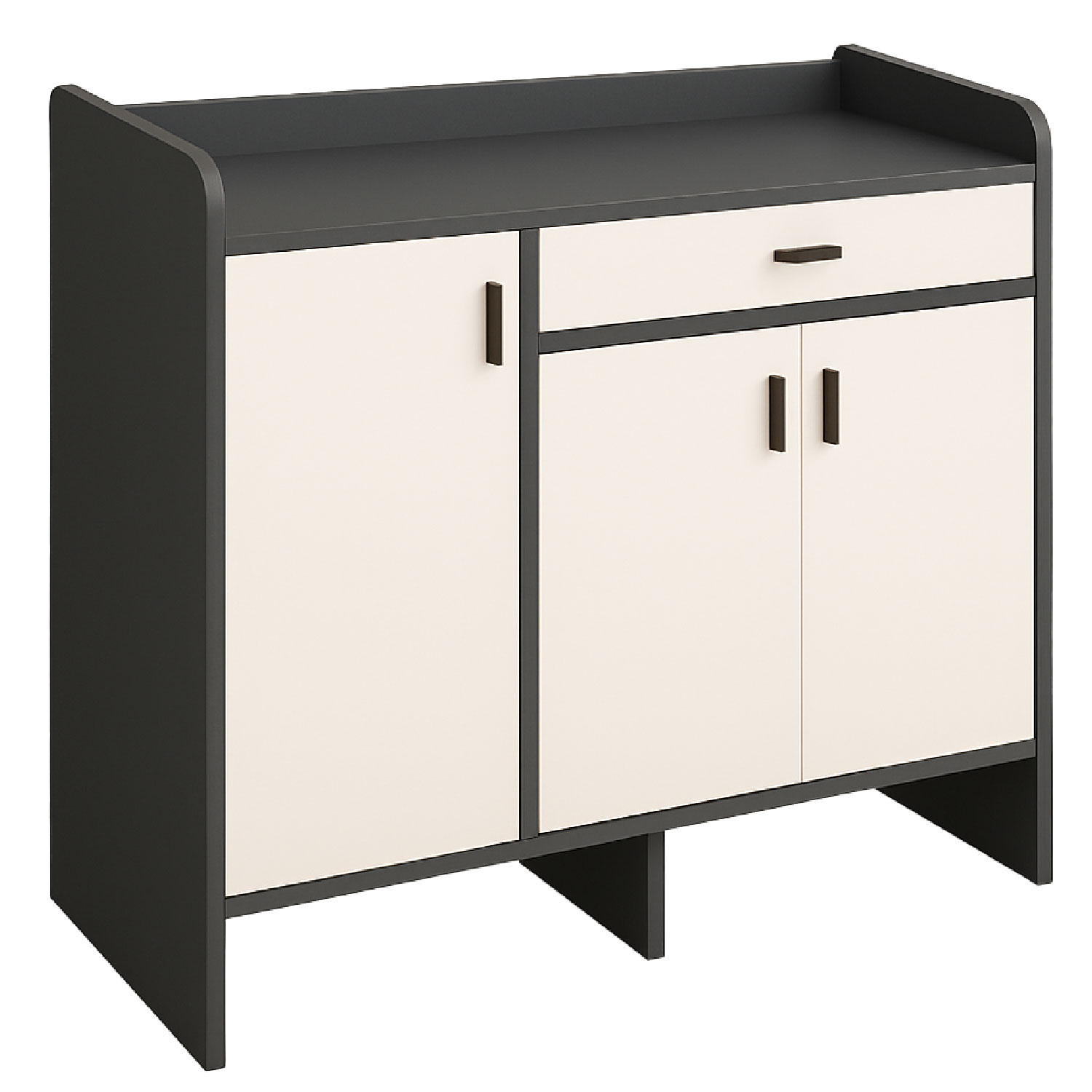 ZAPATERO BLACKEY 3 PUERTAS ORGANIZADOR ESTANTE + CAJON 90CM - 1
