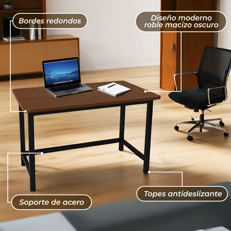 ESCRITORIO OFICINA CLASICO ANTIDESLIZANTE 100 CM - 6