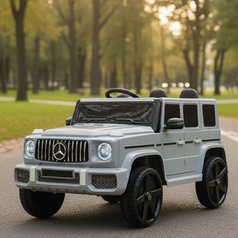 JEEP ELE CTRICO XXL  MERCEDES CON LUZ SONIDO Y CONTROL - 2