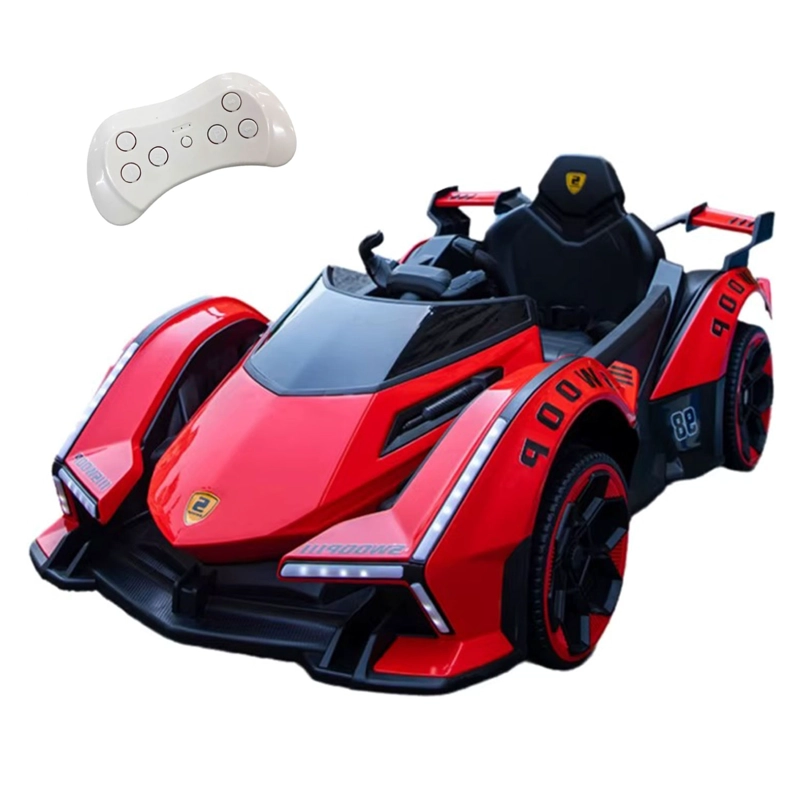 AUTO ELECTRICO PARA NIÑOS CON CONTROL REMOTO LUCES Y SONIDO - 1