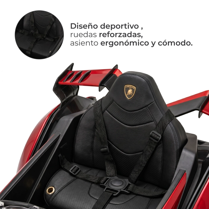 AUTO ELECTRICO PARA NIÑOS CON CONTROL REMOTO LUCES Y SONIDO - 2
