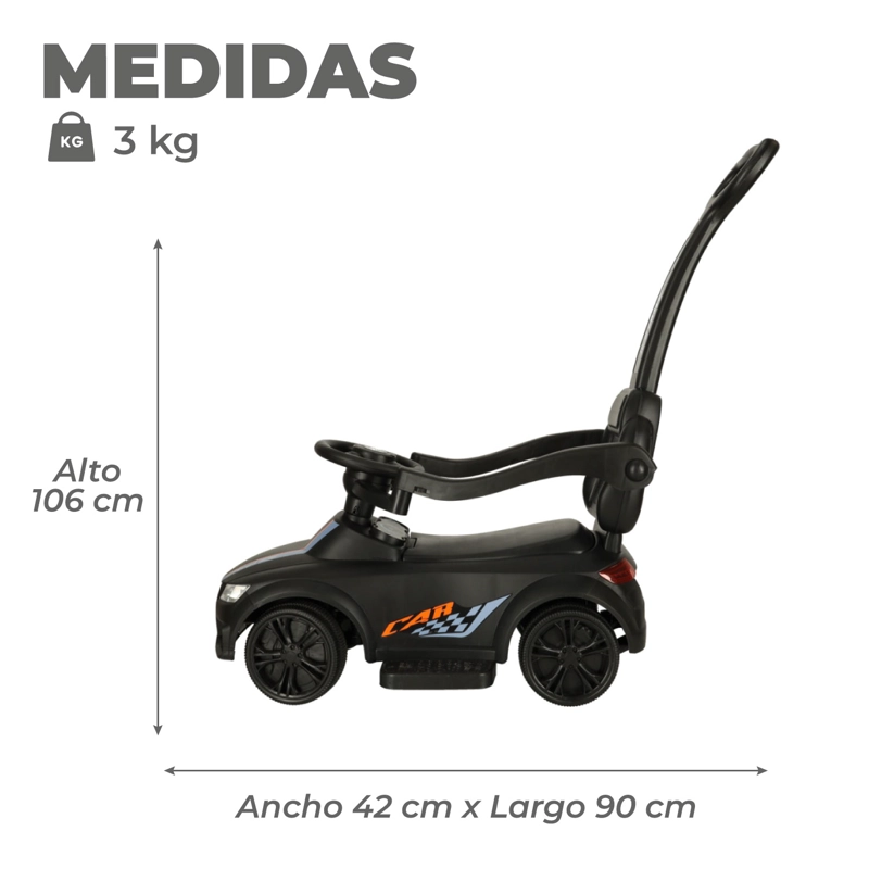 AUTO  CORREPASILLO CON MANGO Y SONIDO - 3