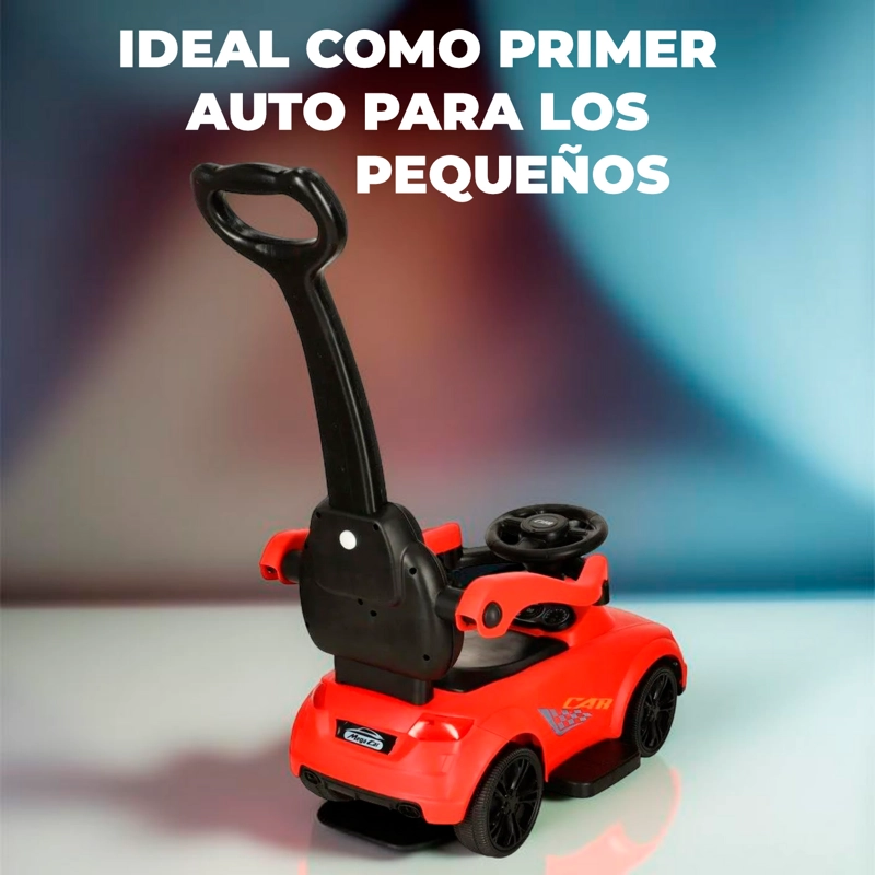 AUTO CORREPASILLO CON MANGO Y SONIDO ROJO - 4