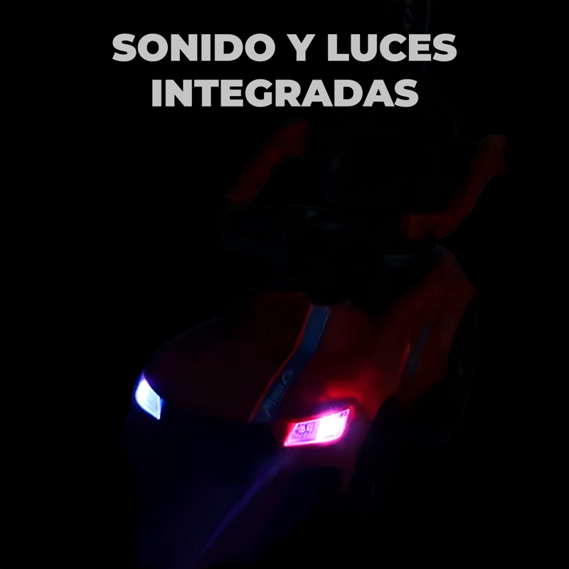 AUTO CORREPASILLO CON MANGO Y SONIDO ROJO - 5