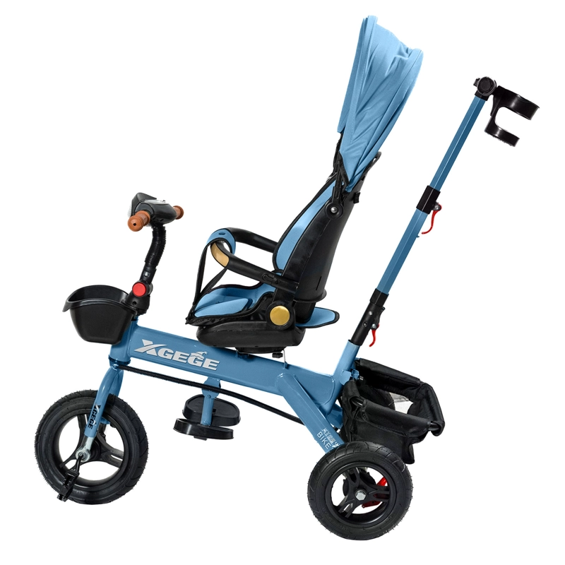 COCHE TRICICLO PASEO CON FOCO 360º RECLINABLE 4 EN 1 - 2