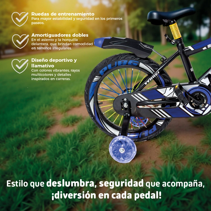 BICICLETA NIÑO INFANTIL MONTAIN BIKE MTB CON RUEDAS ARO 12 - 3