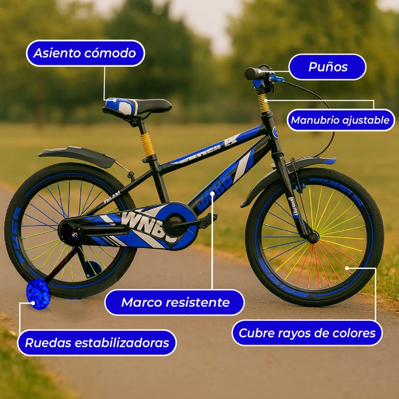 BICICLETA NIÑO INFANTIL MONTAIN BIKE MTB CON RUEDAS ARO 16 - 6