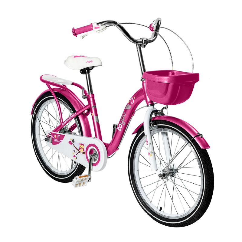 BICICLETA NIÑA INFANTIL DE PASEO PINK OWL RUEDITAS ARO 20 - 2