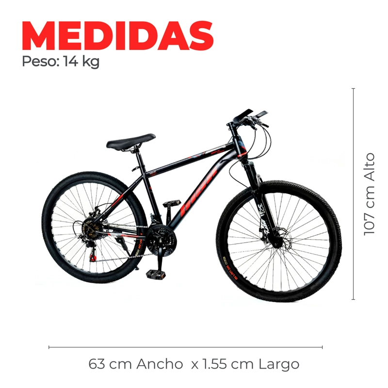 BICICLETA MOUNTAIN BIKE HSX ARO 26 - 2