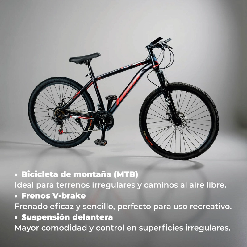 BICICLETA MOUNTAIN BIKE HSX ARO 26 - 7