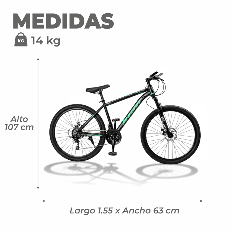 BICICLETA MOUNTAIN BIKE HSX ARO 26 - 3