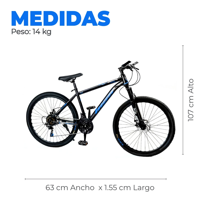 BICICLETA MOUNTAIN BIKE HSX ARO 26 - 2