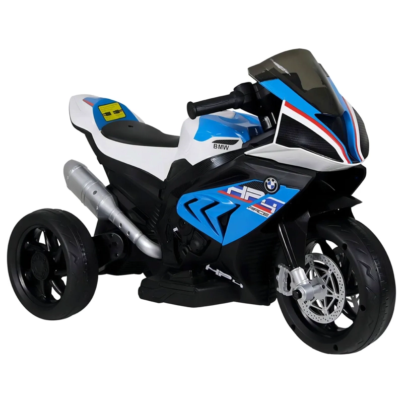 MOTO NIÑOS ELECTRICA 3 RUEDAS HP4 LUCES Y SONIDO AZUL - 1