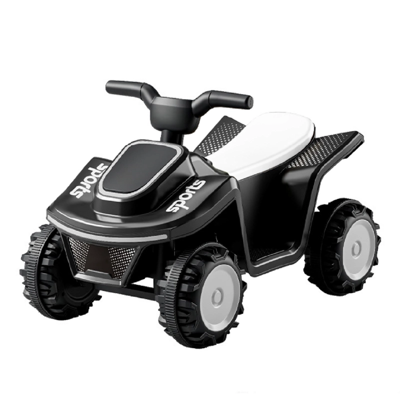 MOTO NIÑOS CUATRIMOTO ELE CTRICA SPORT LUCES Y SONIDO NEGRO - 1
