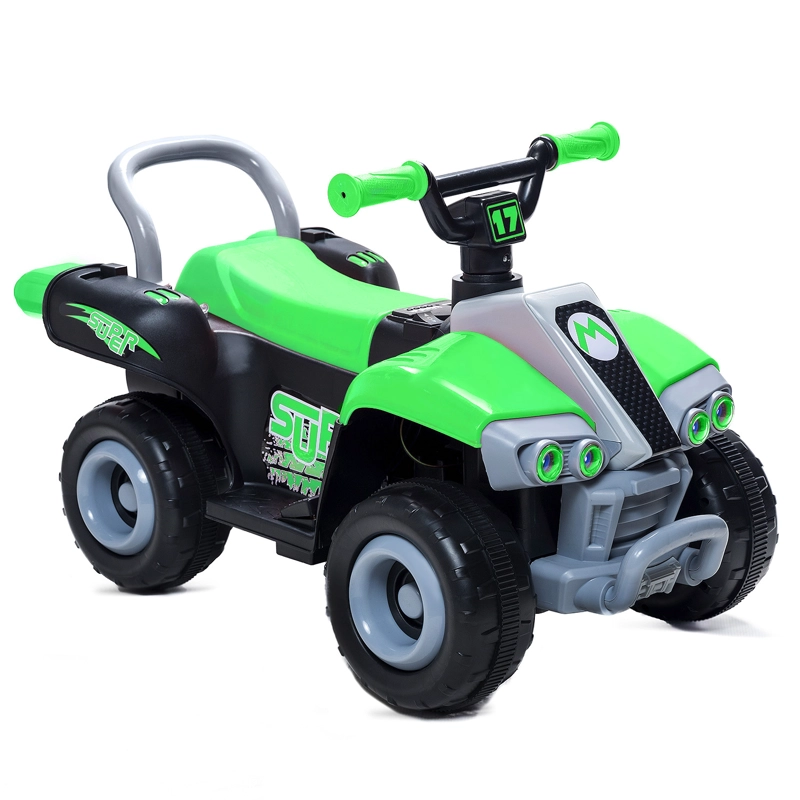MOTO NIÑOS CUATRIMOTO ELE CTRICA ESTILO MARIO KART VERDE - 1