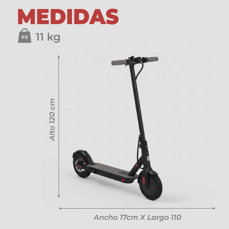 SCOOTER ELECTRICO ANTIPINCHAZO 25 KM. 400W M187 - 4