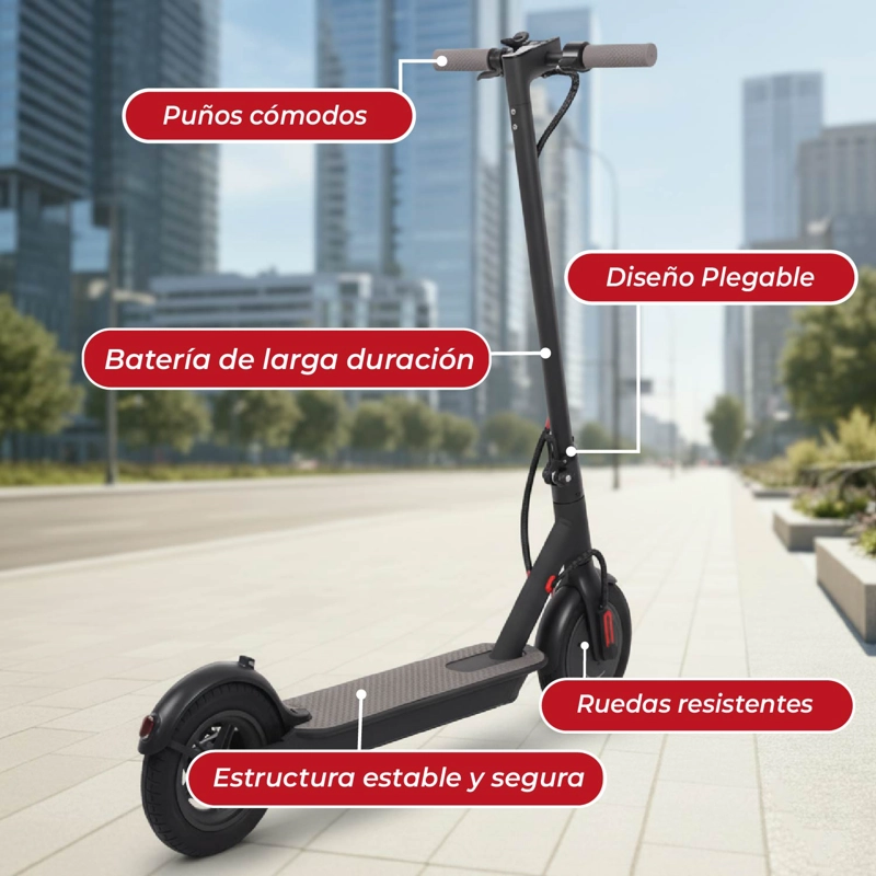 SCOOTER ELECTRICO ANTIPINCHAZO 25 KM. 400W M187 - 6