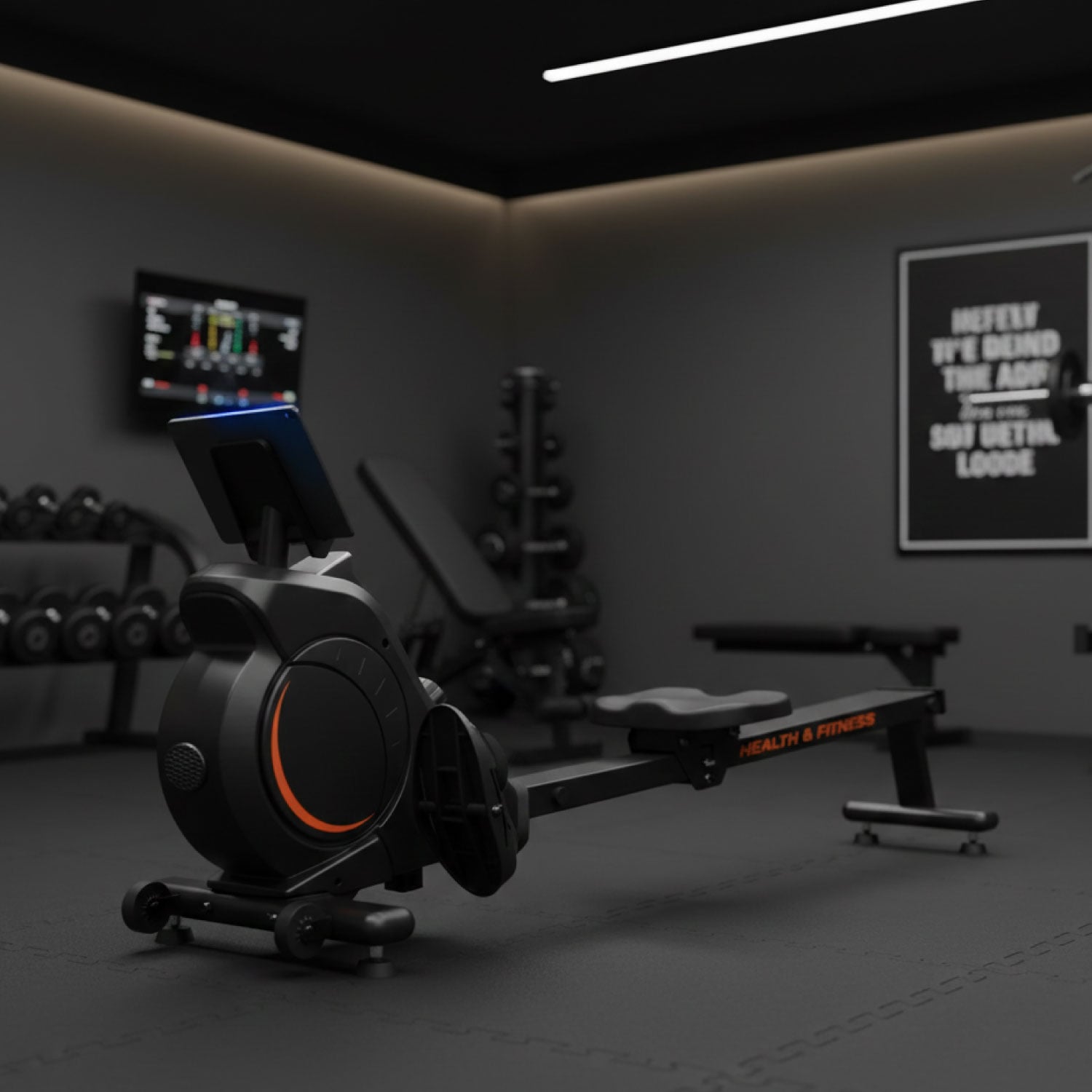 MAQUINA DE REMO BOGADORA REMADORA FITNESS H-181 - 2