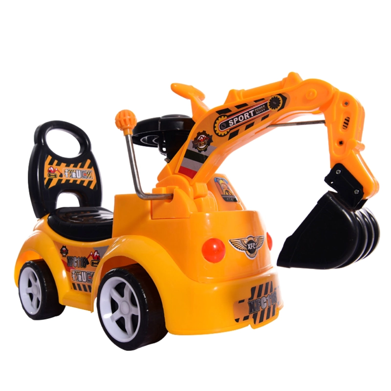 Correpasillo Andador Excavadora Infantil Luces LED y Sonido - 1