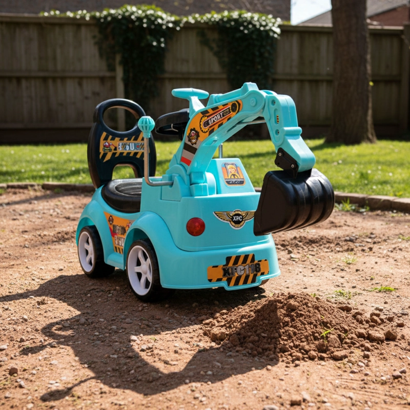 Correpasillo Andador Excavadora Infantil Luces LED y Sonido - 2