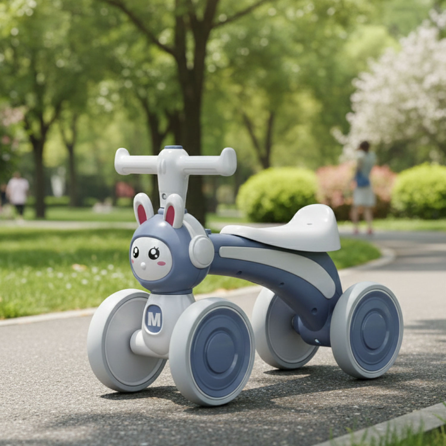 CORREPASILLO BEBE BICICLETA EQUILIBRIO Y SONIDO CONEJITO - 2