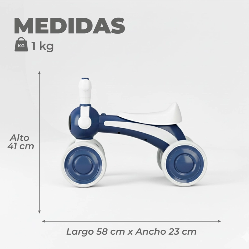 Correpasillo Bebé Bicicleta Equilibrio y Sonido Astronauta - 3