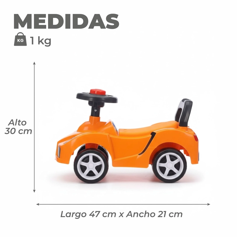 Auto Correpasillos Caminador Primeros Pasos Para Bebe - 3