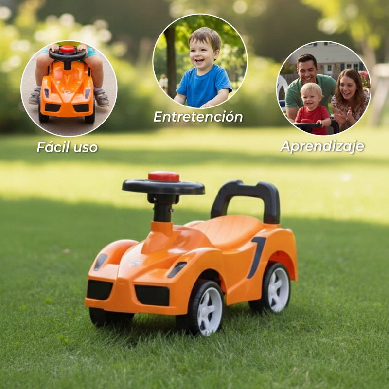 Auto Correpasillos Caminador Primeros Pasos Para Bebe - 4