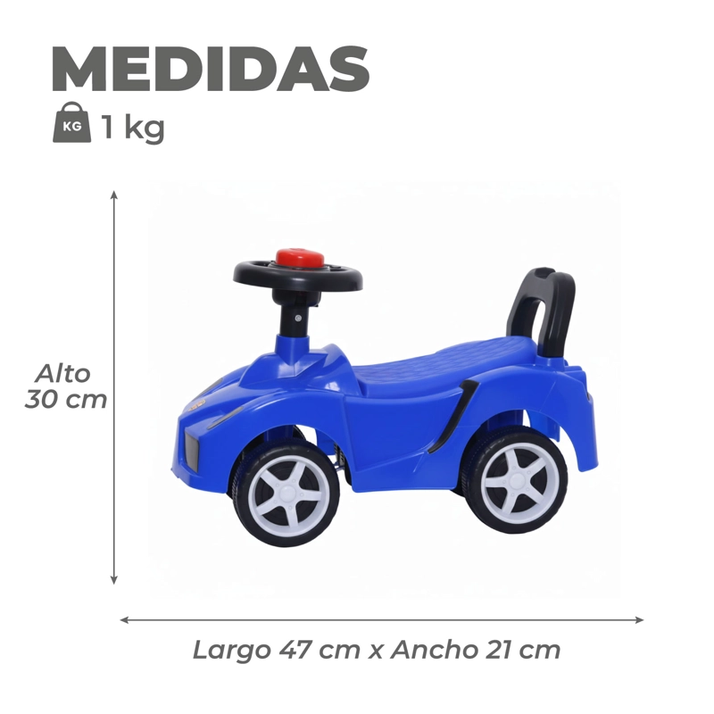 Auto Correpasillos Caminador Primeros Pasos Para Bebe - 3