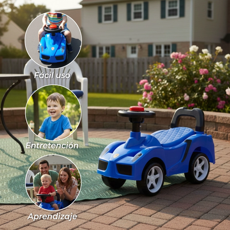 Auto Correpasillos Caminador Primeros Pasos Para Bebe - 4