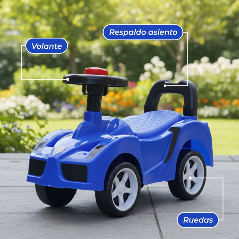 Auto Correpasillos Caminador Primeros Pasos Para Bebe - 6