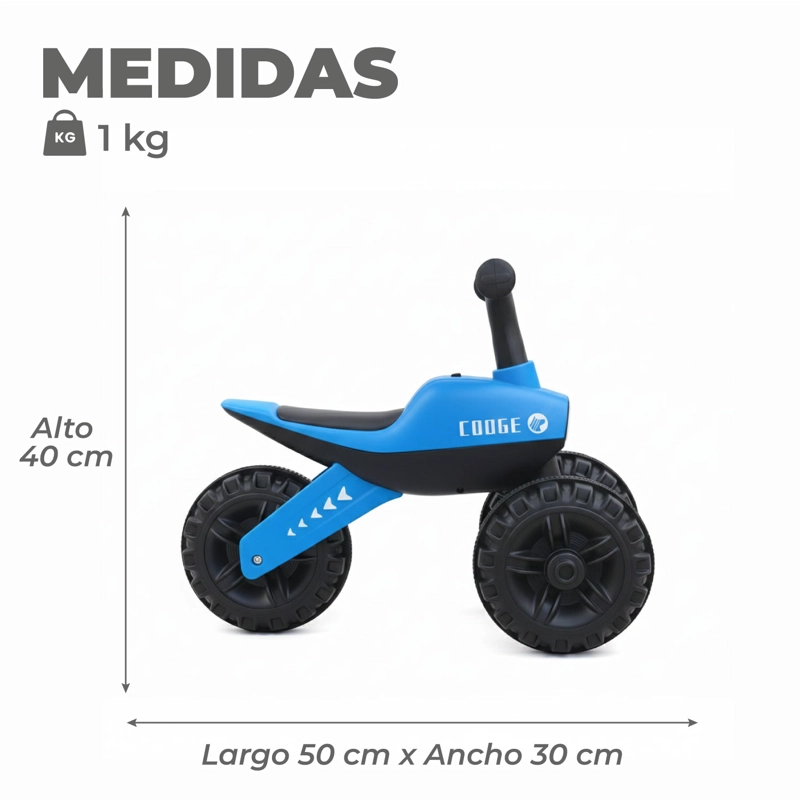 Triciclo Infantil Mini de Equilibrio con Sonido y Luces - 3