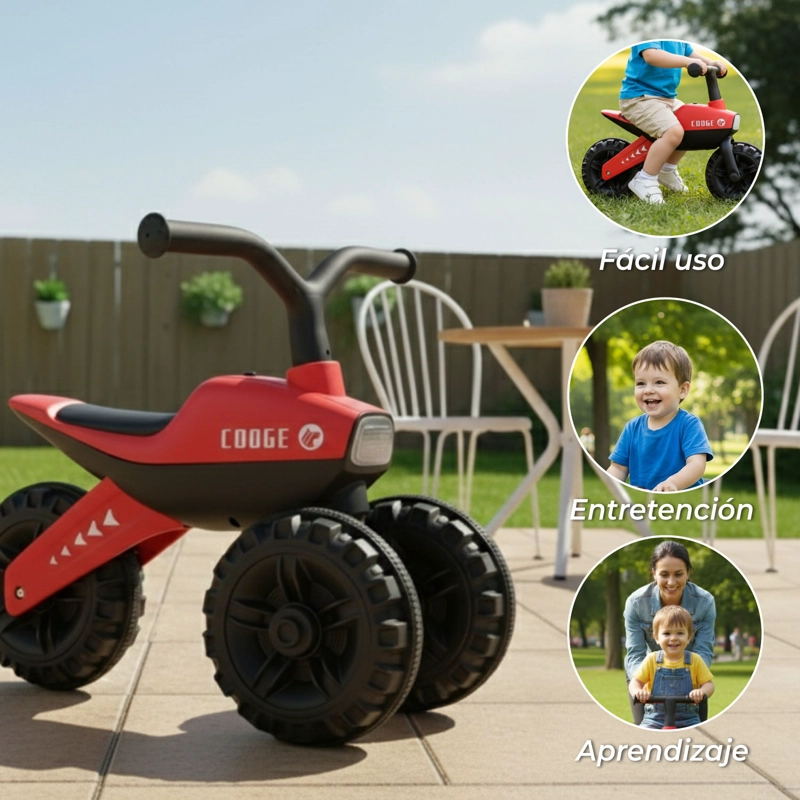 Triciclo Infantil Mini de Equilibrio con Sonido y Luces - 4