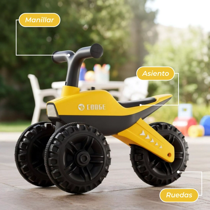 Triciclo Infantil Mini de Equilibrio con Sonido y Luces - 6