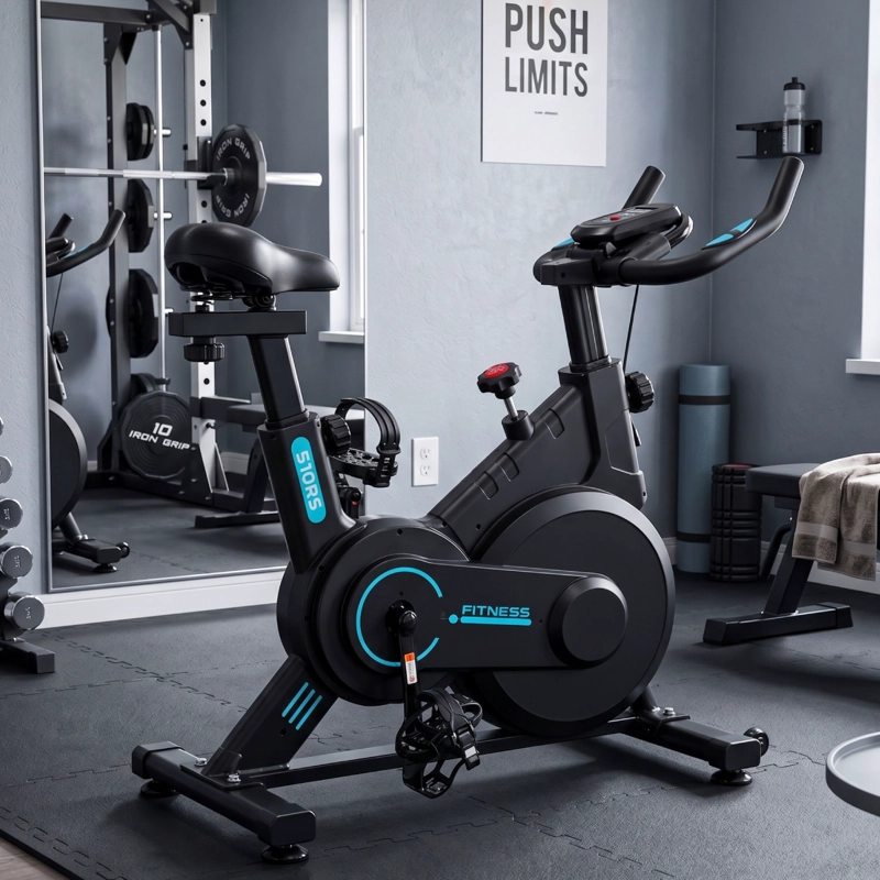 BICICLETA SPINNING ESTATICA PROFESIONAL K100 DISCO 6KG - 2