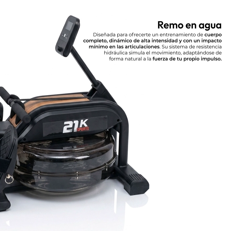 MAQUINA DE REMO BOGADORA REMADORA FITNESS 21K - 4
