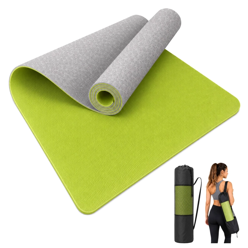 MAT YOGA BOLSO 6 MM COLCHONETA DEPORTIVA ANTIDESLIZANTE - 1