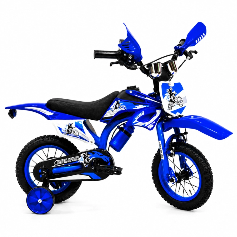 BICICLETA ARO16 BICIMOTO CON RUEDAS ESTABILIZADORAS INFANTIL - 1
