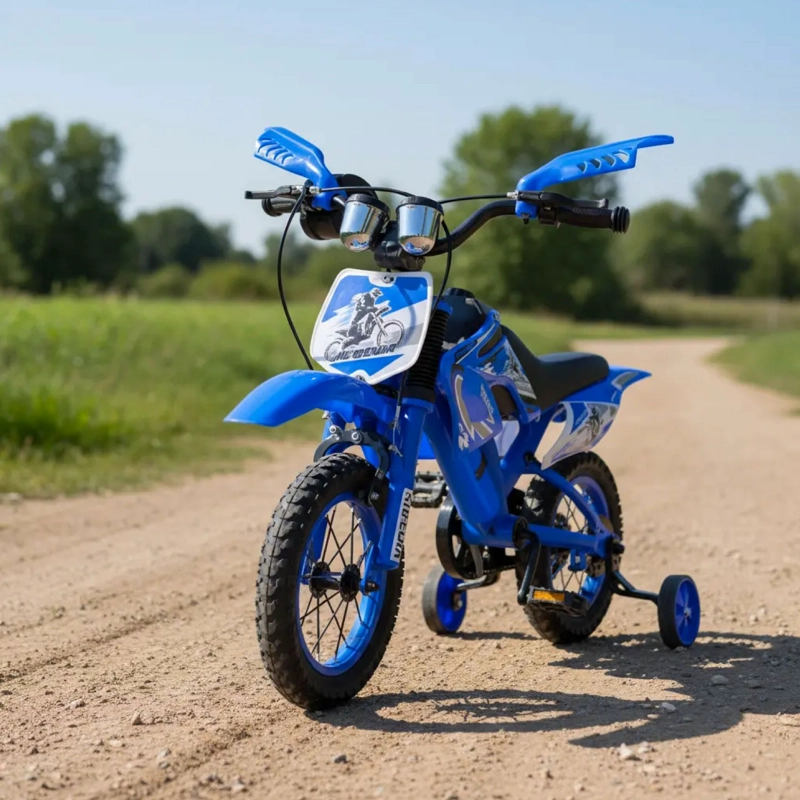 BICICLETA ARO16 BICIMOTO CON RUEDAS ESTABILIZADORAS INFANTIL - 2