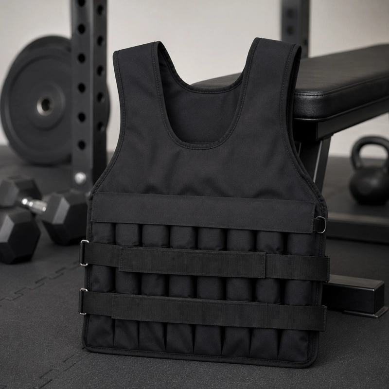 CHALECO CON PESO 10 KG LASTRADO AJUSTABLE ENTRENAMIENTO - 6