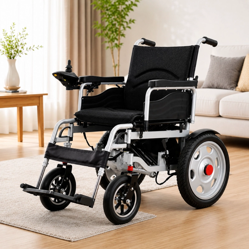SILLA DE RUEDAS ELE CTRICA PLEGABLE PARA ADULTO CON JOYSTICK - 5