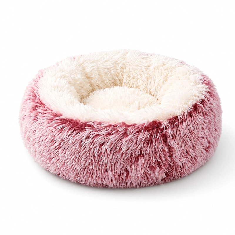 CAMA NIDO ANTIESTRE S  REDONDA PARA PERRO Y GATO 33CM - 1