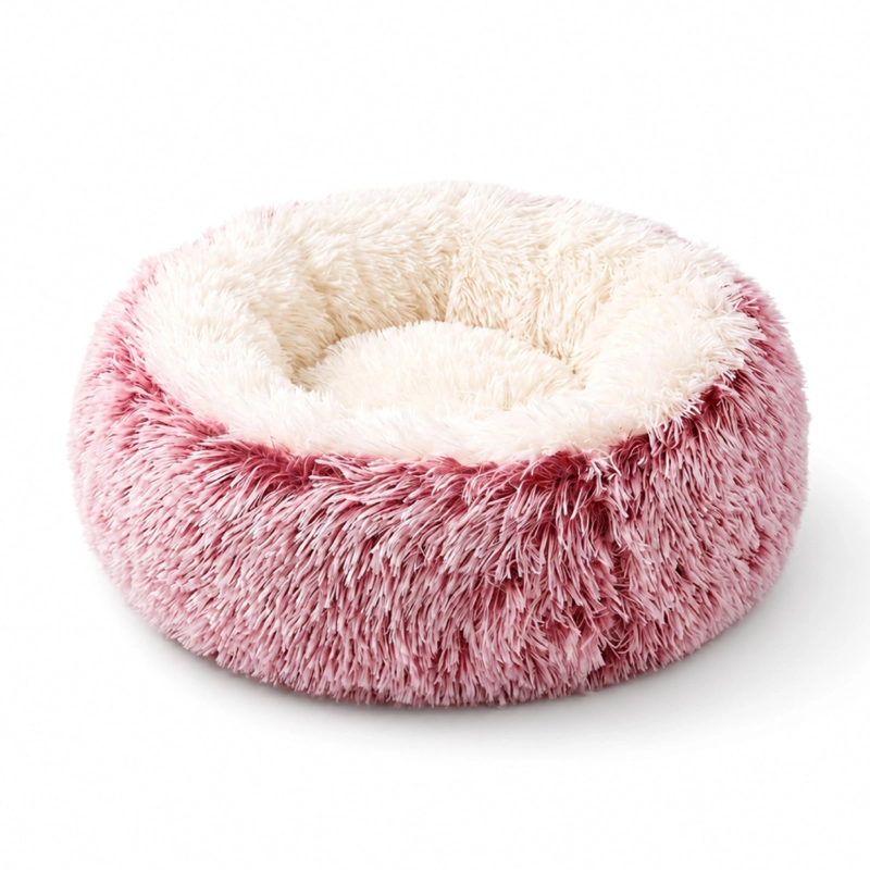 CAMA NIDO  ANTIESTRES  REDONDA PARA PERRO Y GATO 40CM - 1