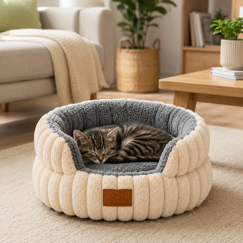 CAMA ANTIESTRES ERGONOMICA ANTIDESLIZANTE MASCOTAS 35CM - 2
