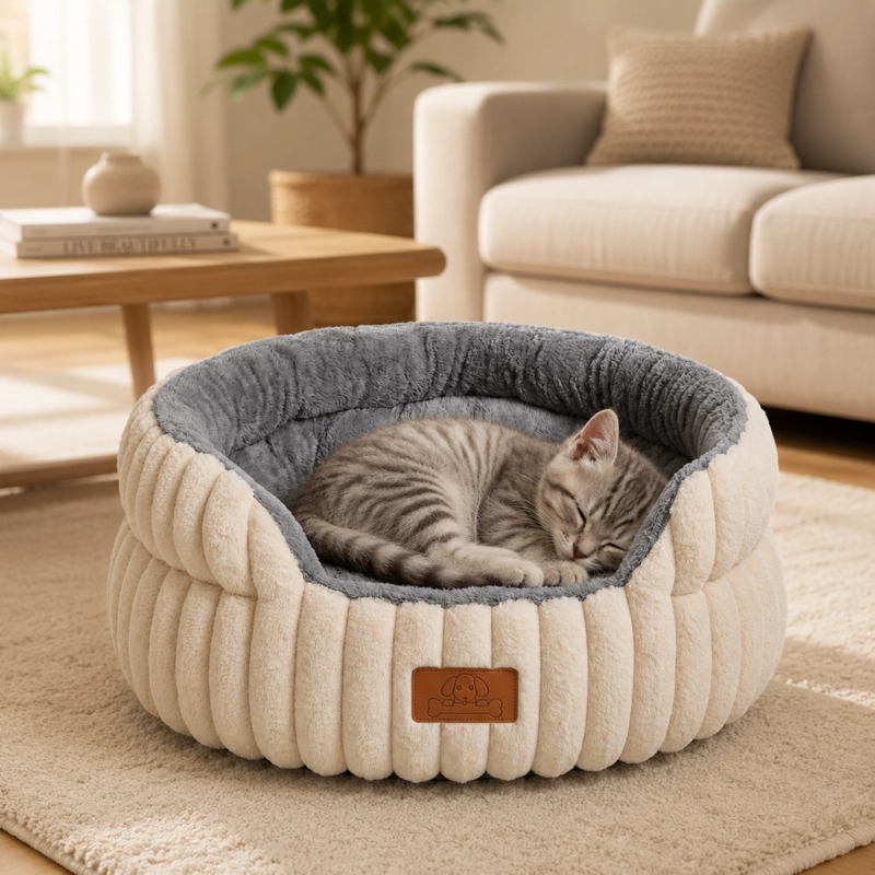 CAMA ANTIESTRES ERGONOMICA ANTIDESLIZANTE MASCOTAS 43CM - 2