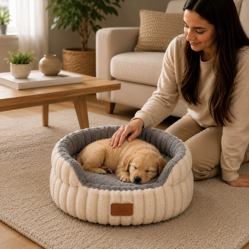 CAMA ANTIESTRES ERGONOMICA ANTIDESLIZANTE MASCOTAS 43CM - 5