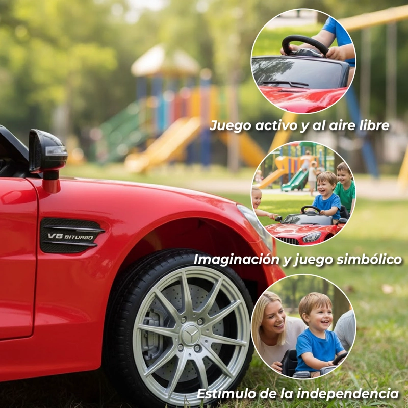 AUTO ELE CTRICO 2 ASIENTOS MERCEDES GLC CON CONTROL REMOTO - 2
