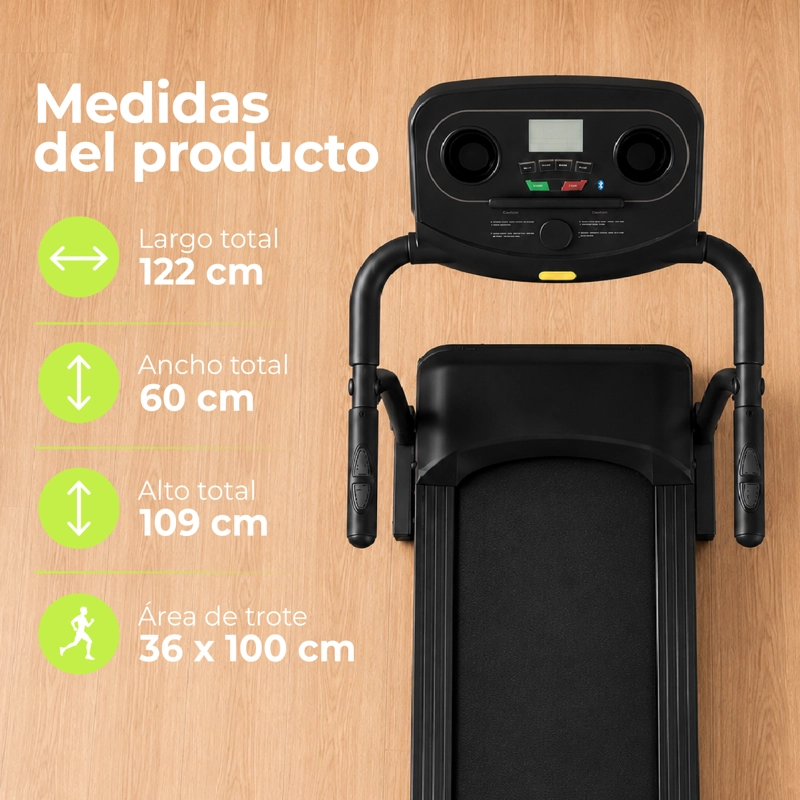 TROTADORA ELECTRICA 21K SPORTS 500W 12KM BLUETOOTH PLEGABLE - 3