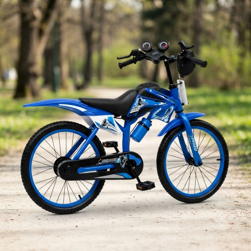 BICICLETA INFANTIL NIÑO DEPORTIVA MTB TODO TERRENO AZUL ARO 20 - 5