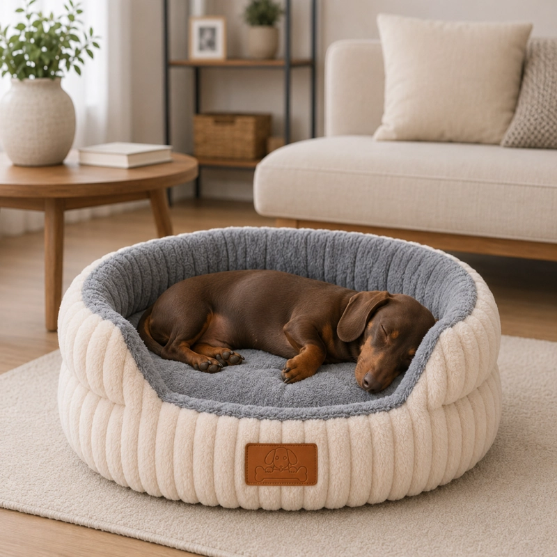 CAMA ANTIESTRES ERGONOMICA ANTIDESLIZANTE MASCOTAS 53CM - 2